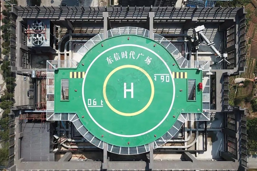 直升機停機坪機場標志顏色是固定的嗎？都有哪些？